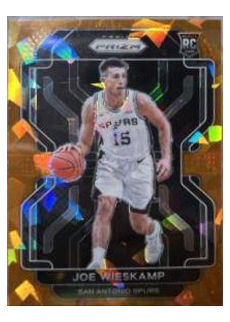 2021-22 Panini Prizm Base Set Joe Wieskamp #322 card