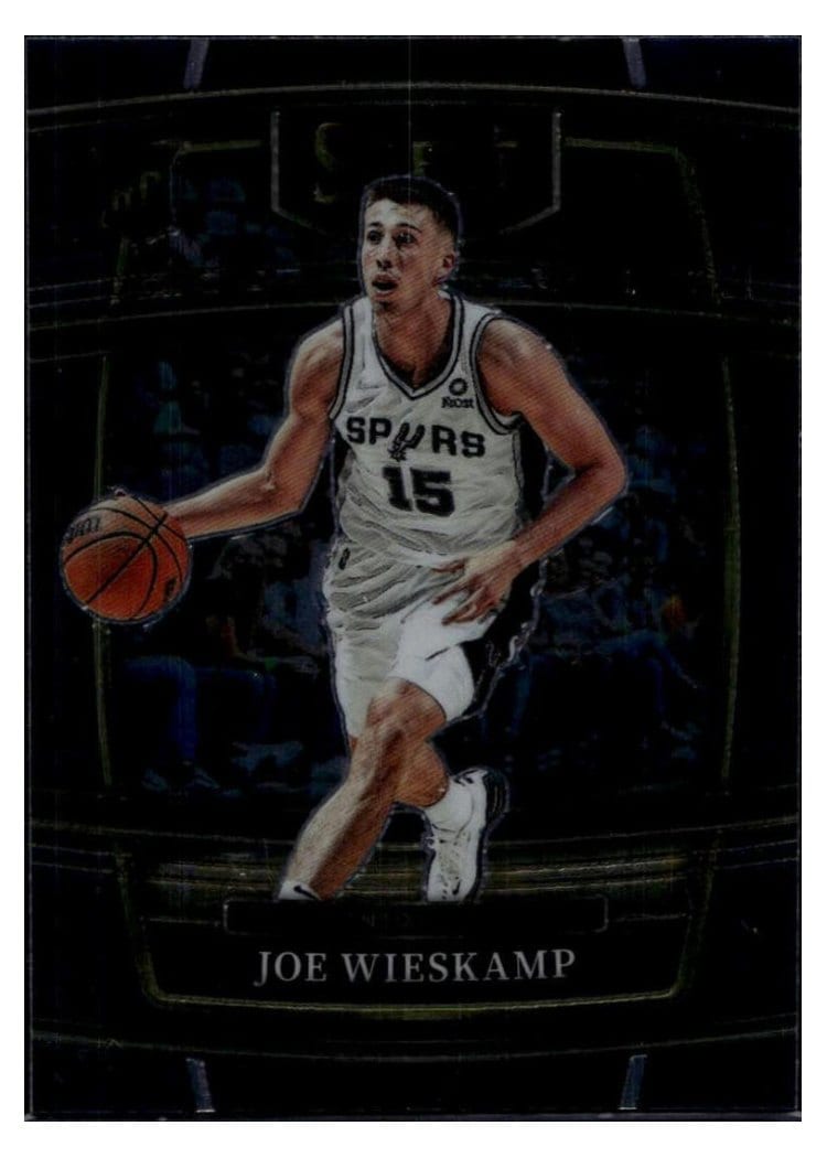 2021-22 Panini Select Base Set Joe Wieskamp Blue Retail #18 card