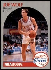 1990-91 Hoops Base Set Joe Wolf #152 card