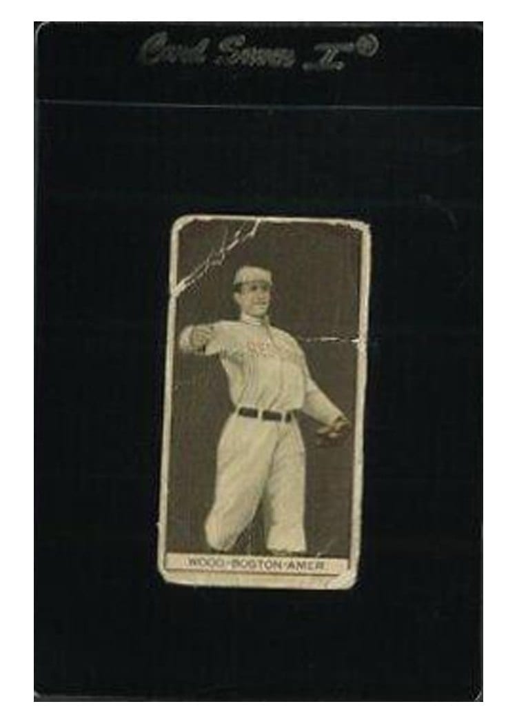 1912 T207 Brown Background Joe Wood card