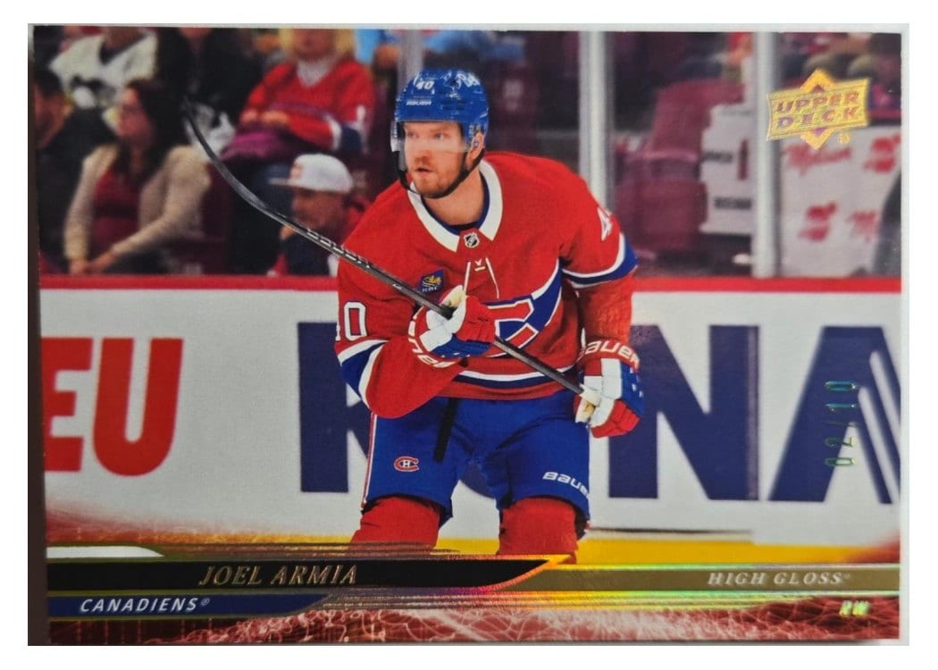 2024-25 Upper Deck Base Set Joel Armia #574 card