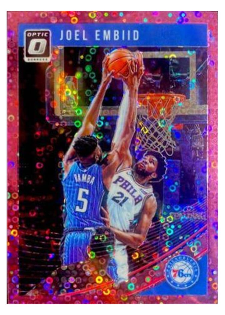 2018-19 Donruss Optic Base Set Joel Embiid #99 card