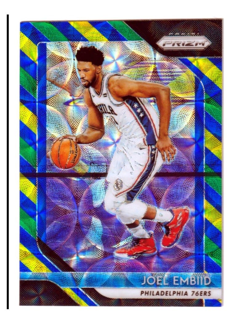 2018-19 Panini Prizm Base Set Joel Embiid #259 card