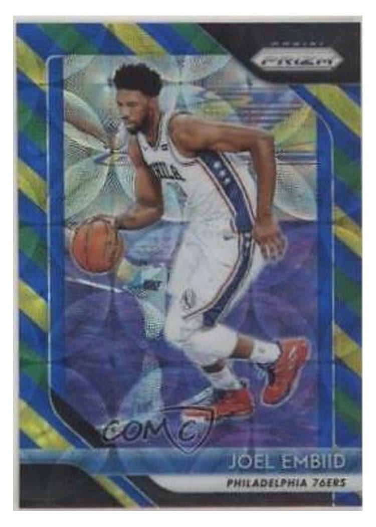 2018-19 Panini Prizm Base Set Joel Embiid #259 card