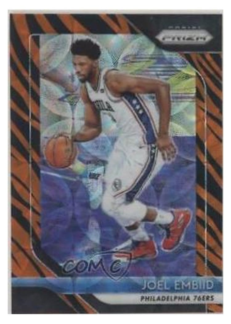 2018-19 Panini Prizm Base Set Joel Embiid #259 card