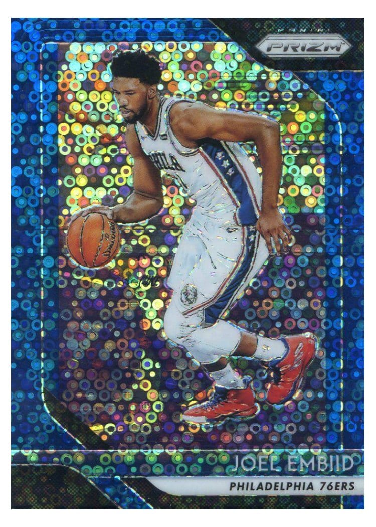 2018-19 Panini Prizm Base Set Joel Embiid #259 card