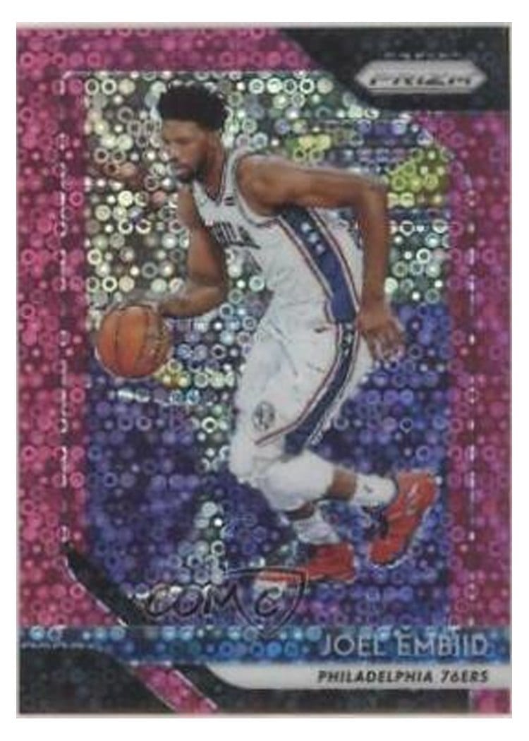 2018-19 Panini Prizm Base Set Joel Embiid #259 card