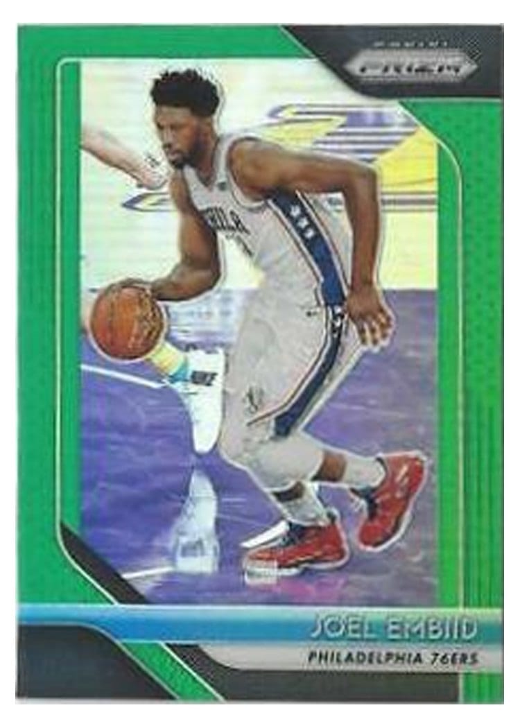 2018-19 Panini Prizm Base Set Joel Embiid #259 card