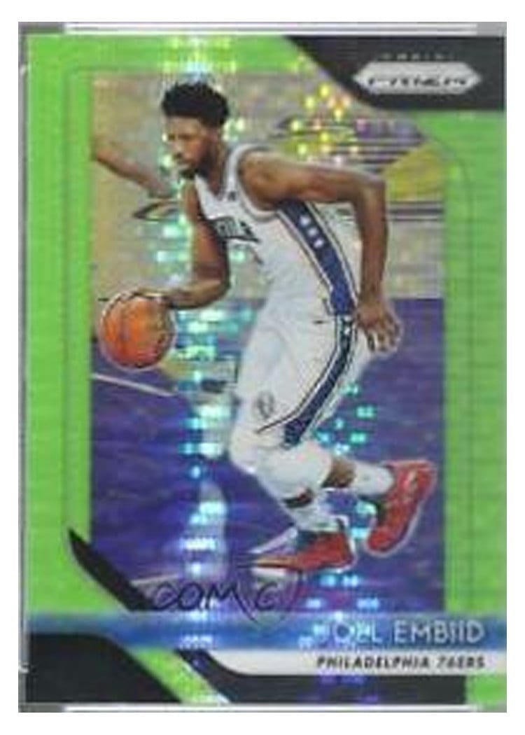 2018-19 Panini Prizm Base Set Joel Embiid #259 card