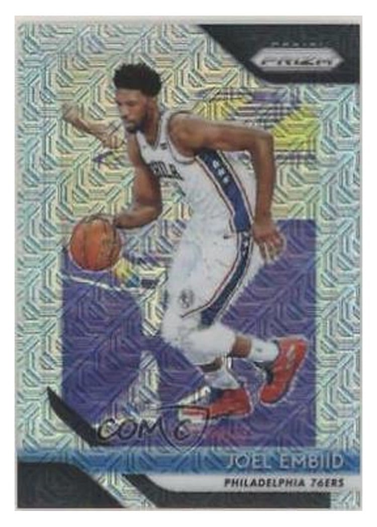 2018-19 Panini Prizm Base Set Joel Embiid #259 card