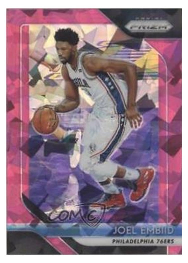 2018-19 Panini Prizm Base Set Joel Embiid #259 card