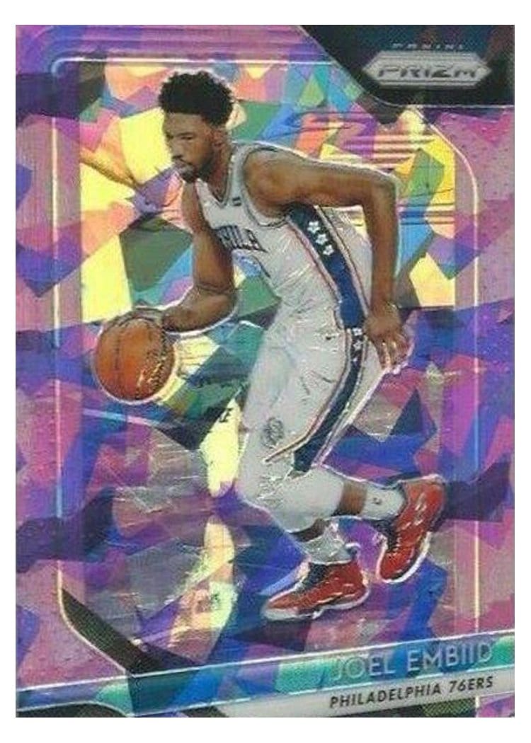 2018-19 Panini Prizm Base Set Joel Embiid #259 card