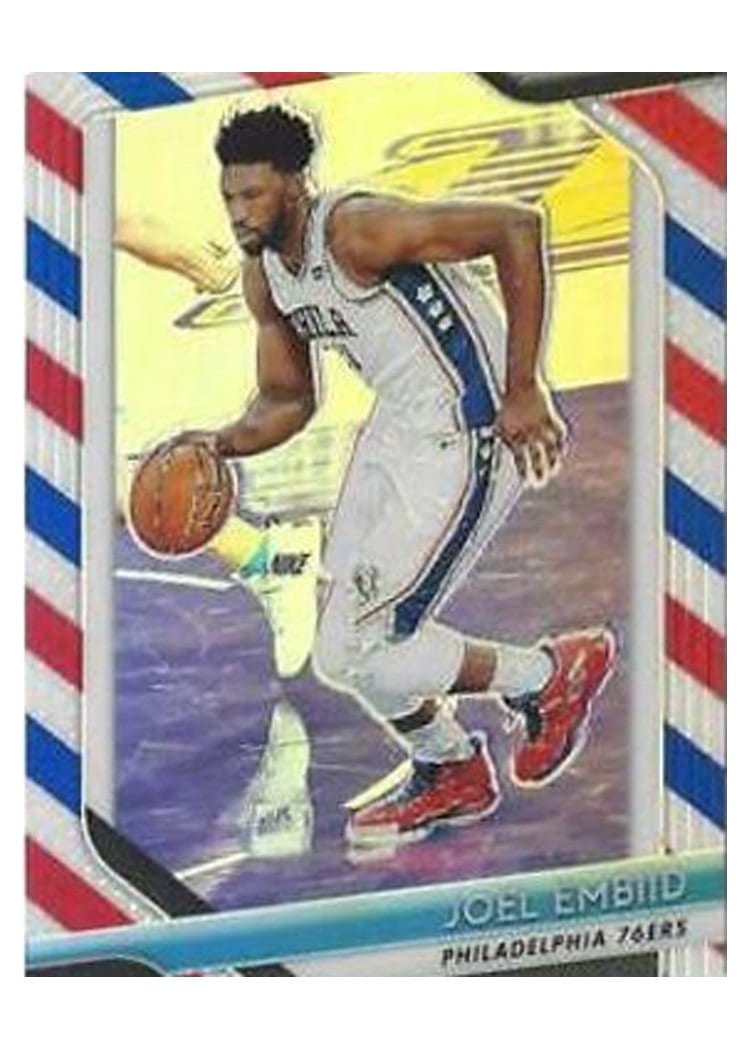 2018-19 Panini Prizm Base Set Joel Embiid #259 card