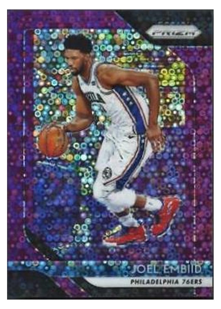 2018-19 Panini Prizm Base Set Joel Embiid #259 card