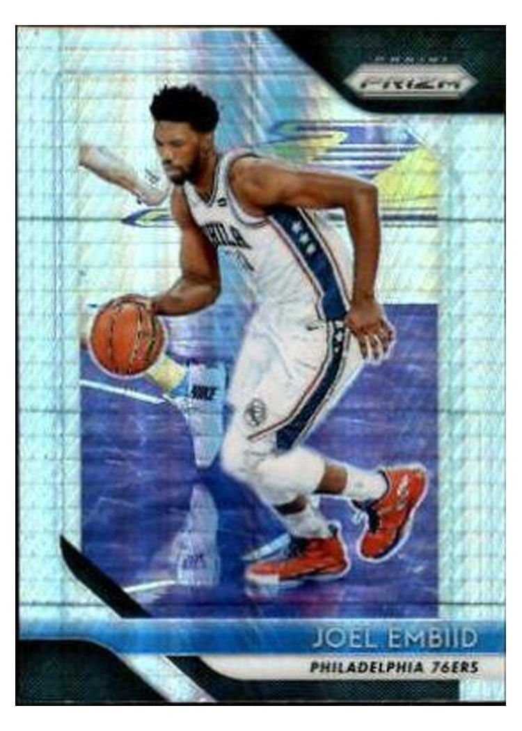 2018-19 Panini Prizm Base Set Joel Embiid #259 card