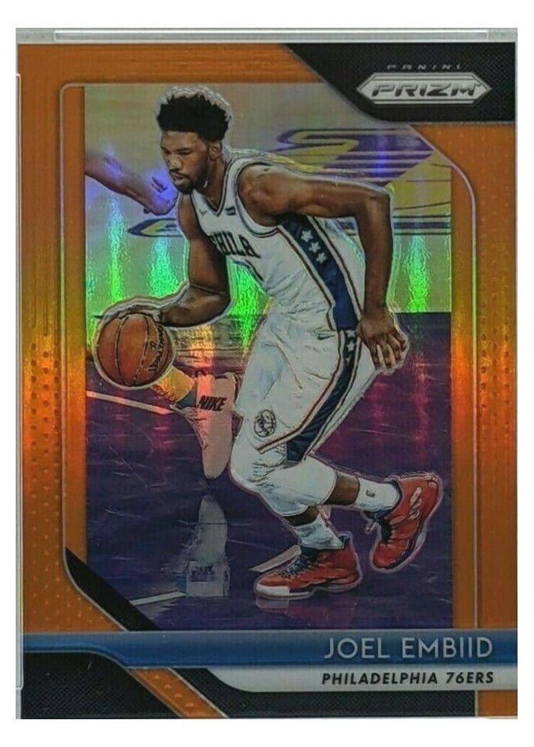 2018-19 Panini Prizm Base Set Joel Embiid #259 card