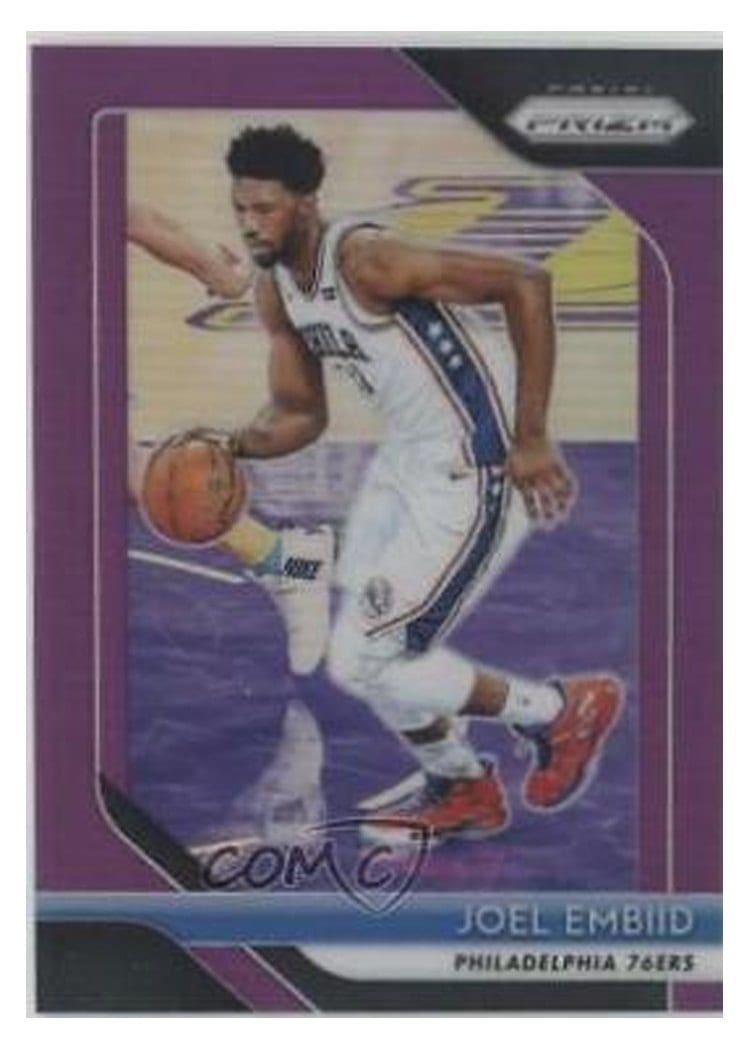 2018-19 Panini Prizm Base Set Joel Embiid #259 card