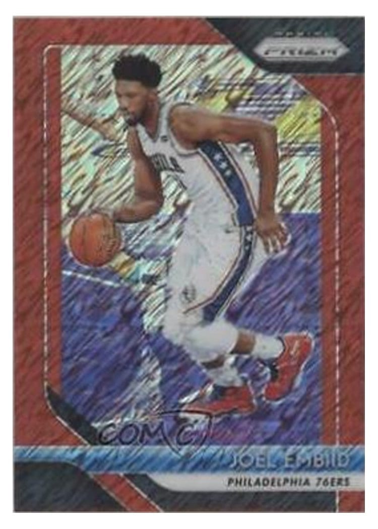 2018-19 Panini Prizm Base Set Joel Embiid #259 card