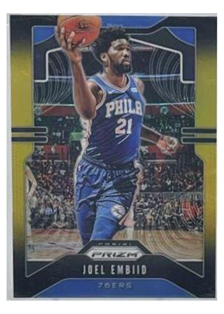 2019-20 Panini Prizm Base Set Joel Embiid #199 card