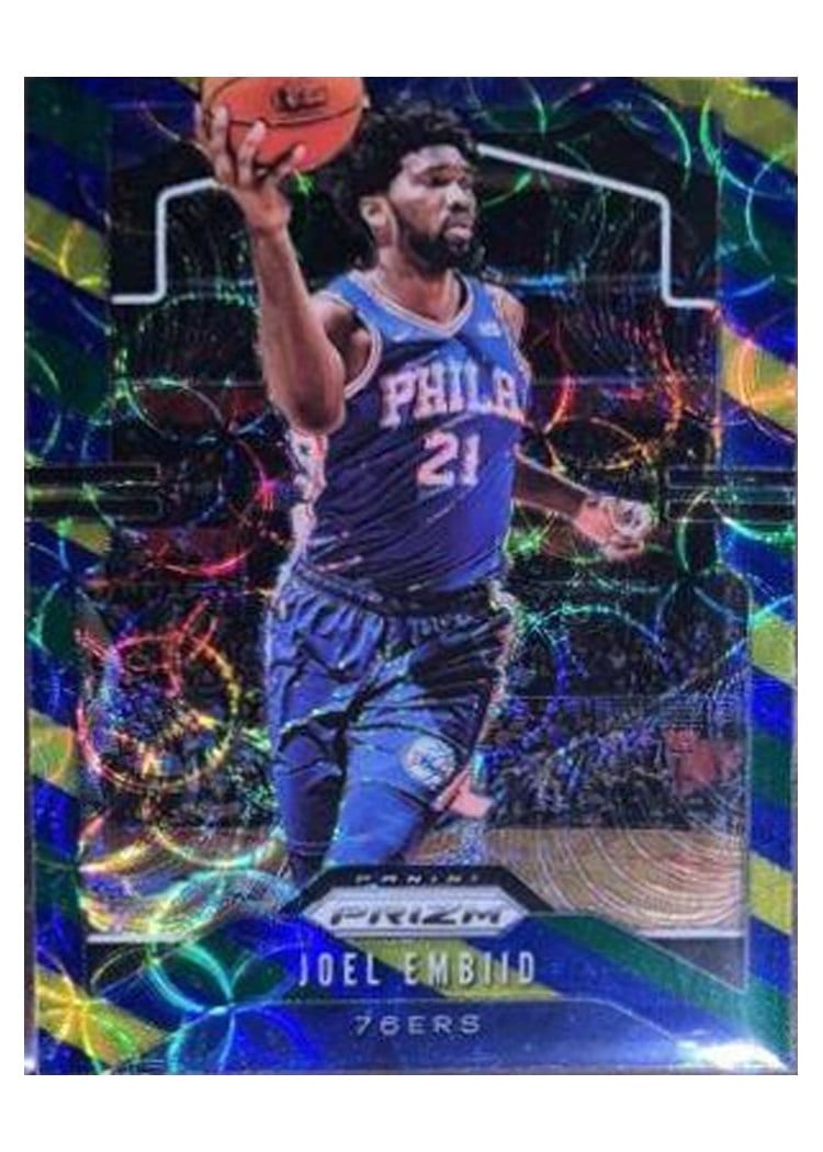 2019-20 Panini Prizm Base Set Joel Embiid #199 card