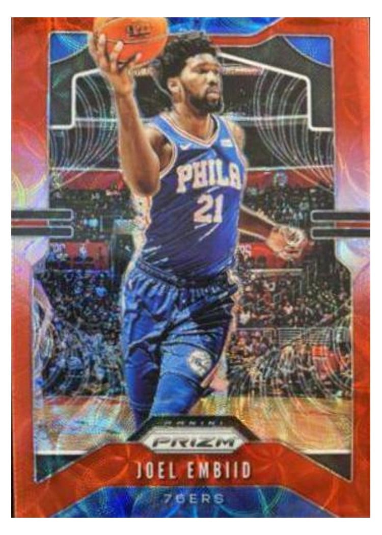 2019-20 Panini Prizm Base Set Joel Embiid #199 card