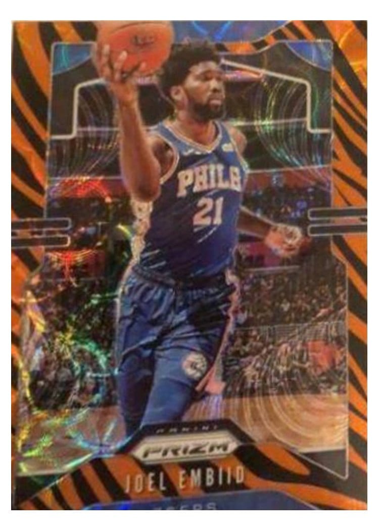 2019-20 Panini Prizm Base Set Joel Embiid #199 card