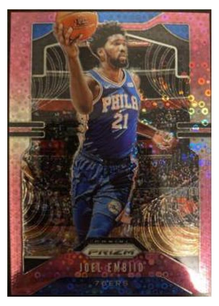 2019-20 Panini Prizm Base Set Joel Embiid #199 card