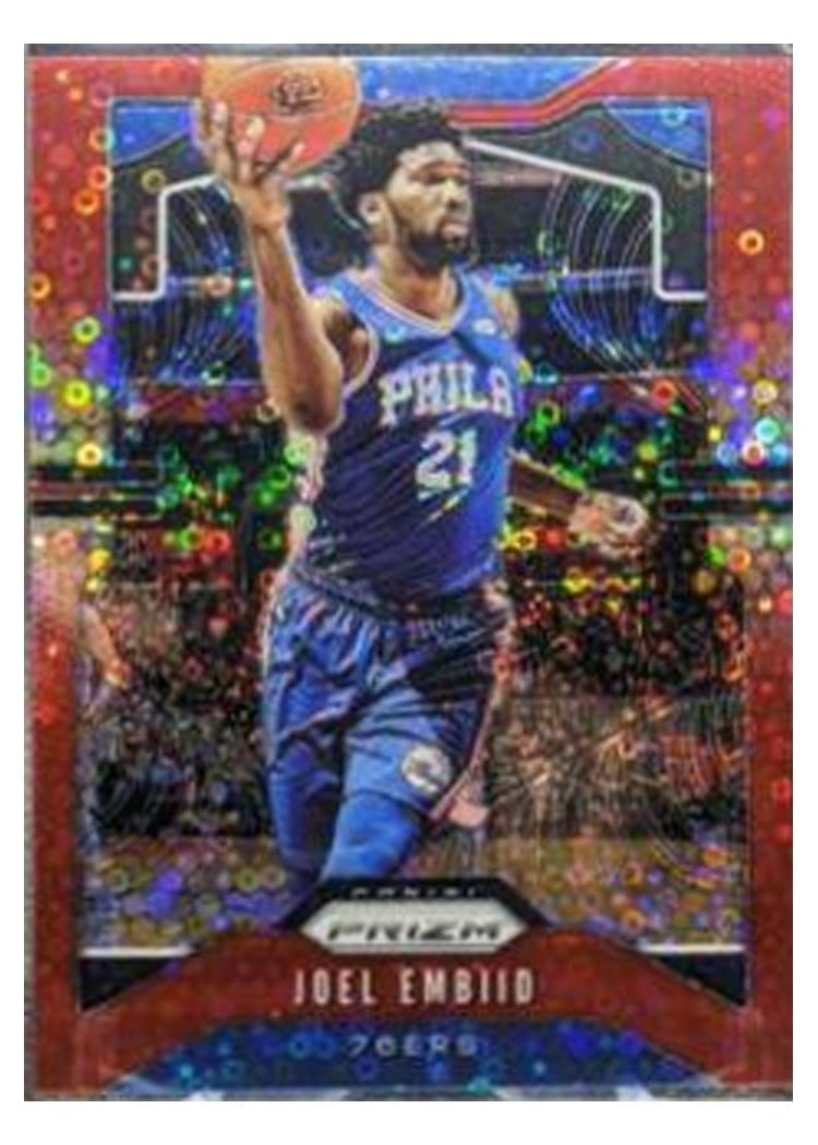 2019-20 Panini Prizm Base Set Joel Embiid #199 card