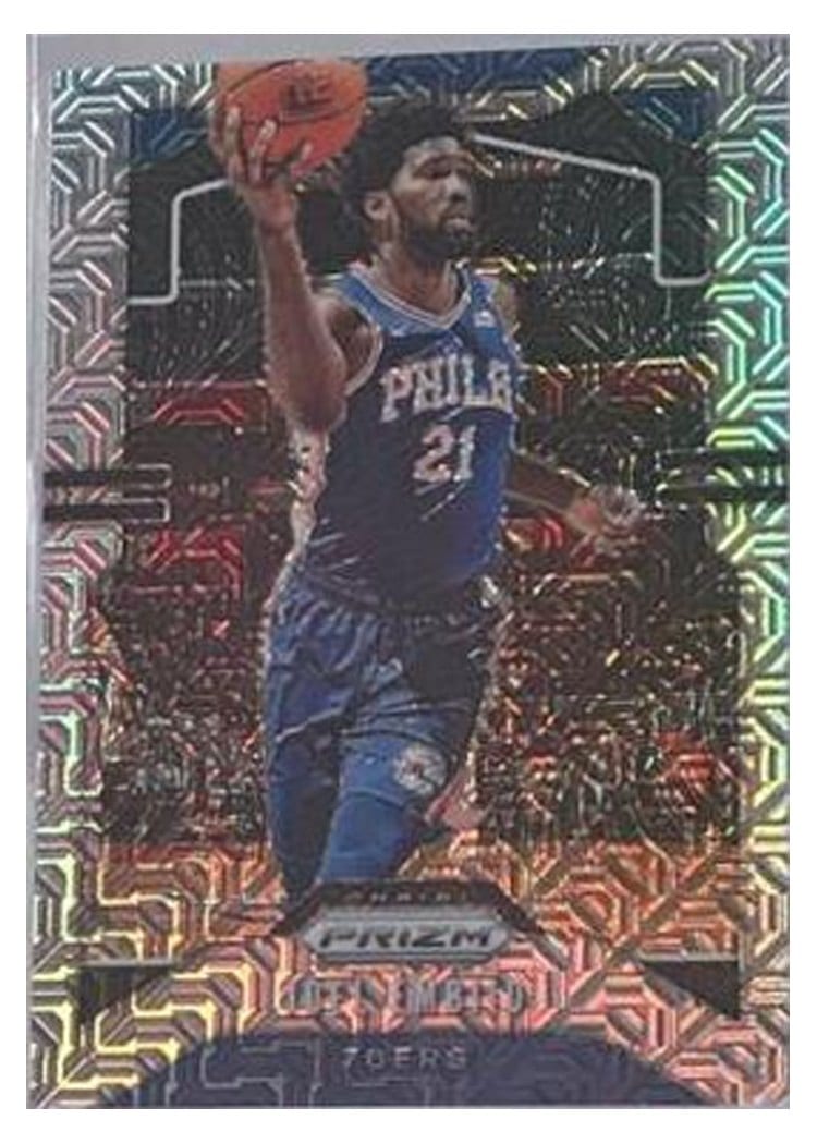 2019-20 Panini Prizm Base Set Joel Embiid #199 card