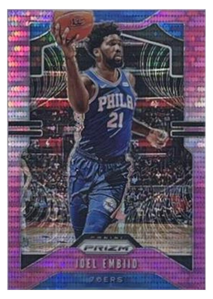 2019-20 Panini Prizm Base Set Joel Embiid #199 card