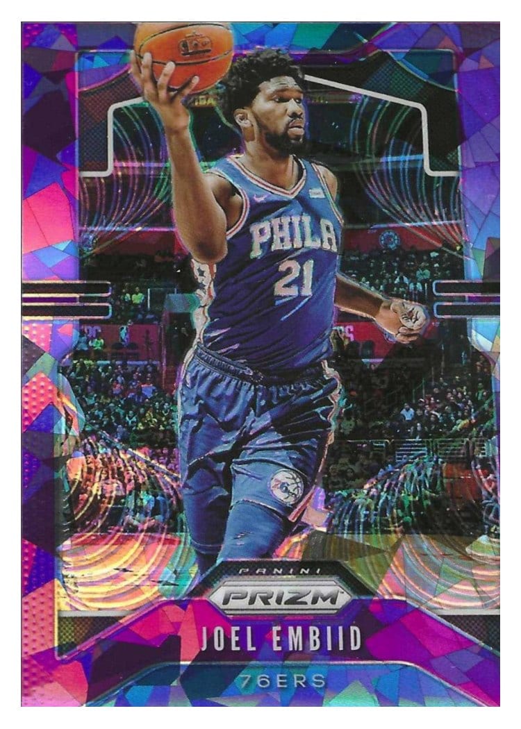 2019-20 Panini Prizm Base Set Joel Embiid #199 card