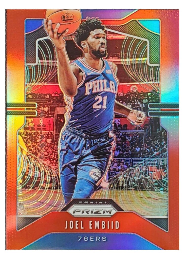 2019-20 Panini Prizm Base Set Joel Embiid #199 card