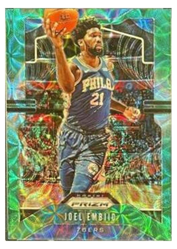 2019-20 Panini Prizm Base Set Joel Embiid #199 card