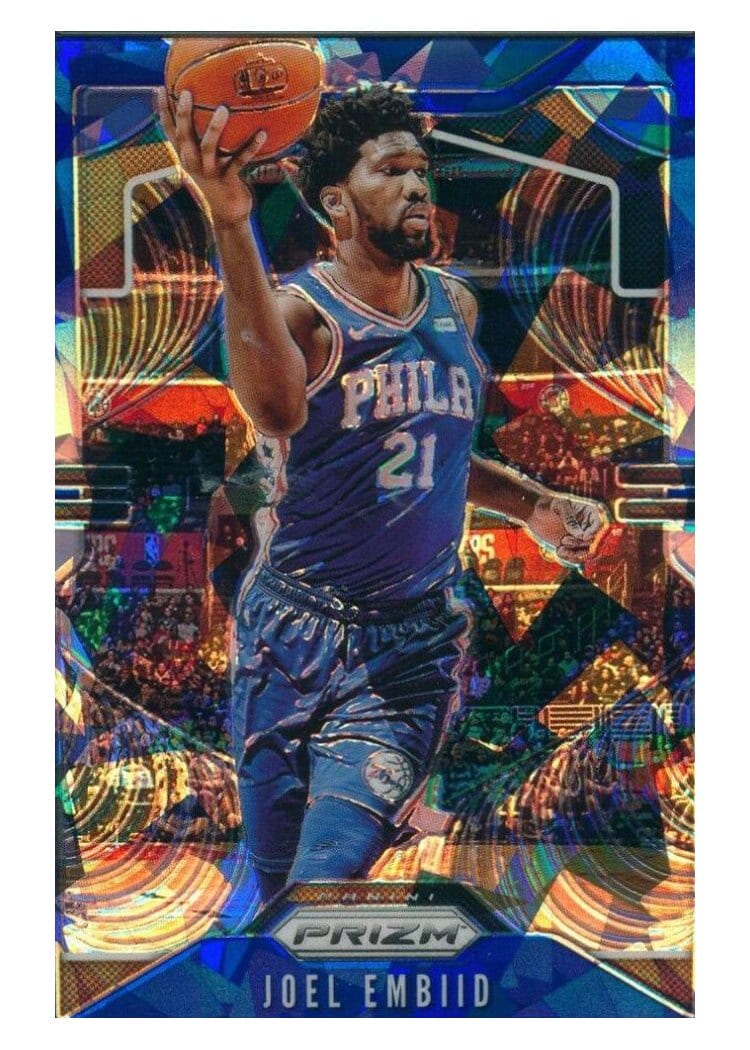 2019-20 Panini Prizm Base Set Joel Embiid #199 card