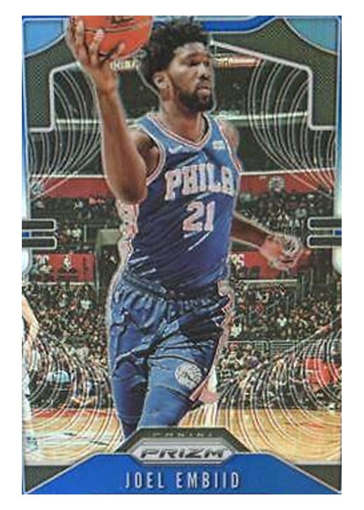 2019-20 Panini Prizm Base Set Joel Embiid #199 card