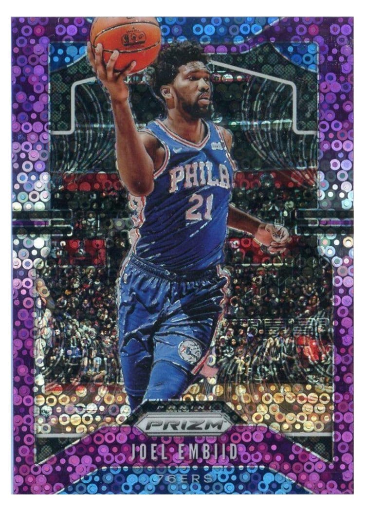2019-20 Panini Prizm Base Set Joel Embiid #199 card