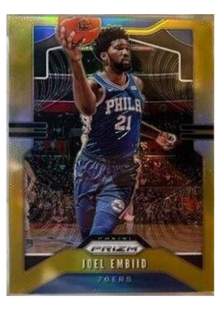 2019-20 Panini Prizm Base Set Joel Embiid #199 card