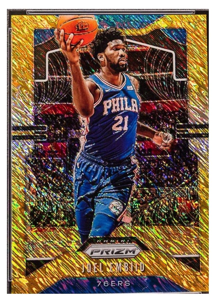 2019-20 Panini Prizm Base Set Joel Embiid #199 card