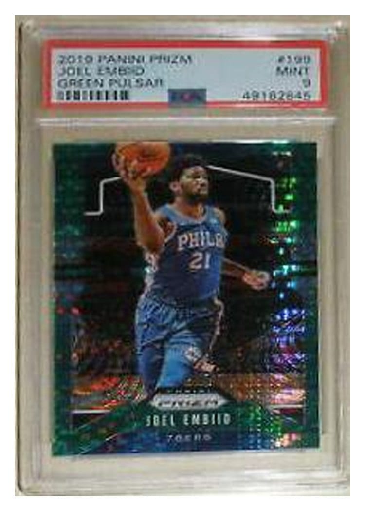 2019-20 Panini Prizm Base Set Joel Embiid #199 card