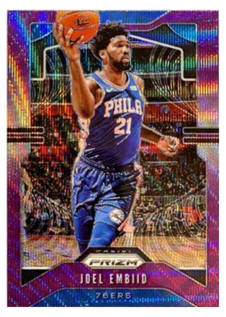 2019-20 Panini Prizm Base Set Joel Embiid #199 card