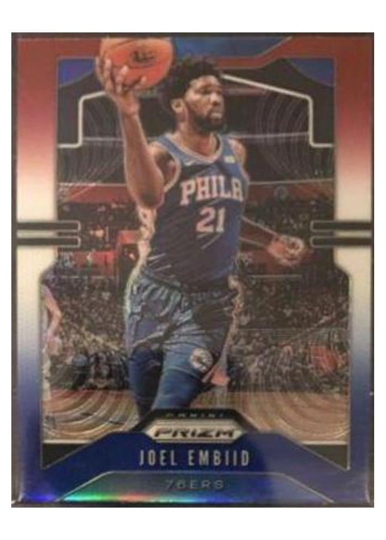 2019-20 Panini Prizm Base Set Joel Embiid #199 card