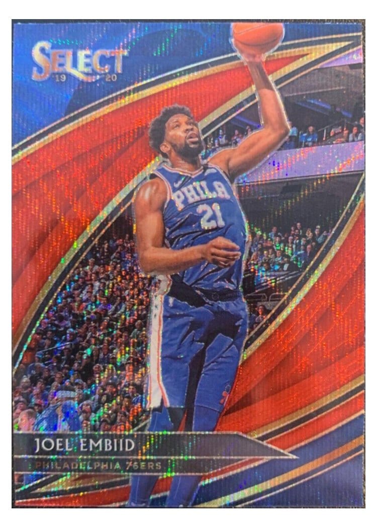 2019-20 Panini Select Base Set Joel Embiid #209 card