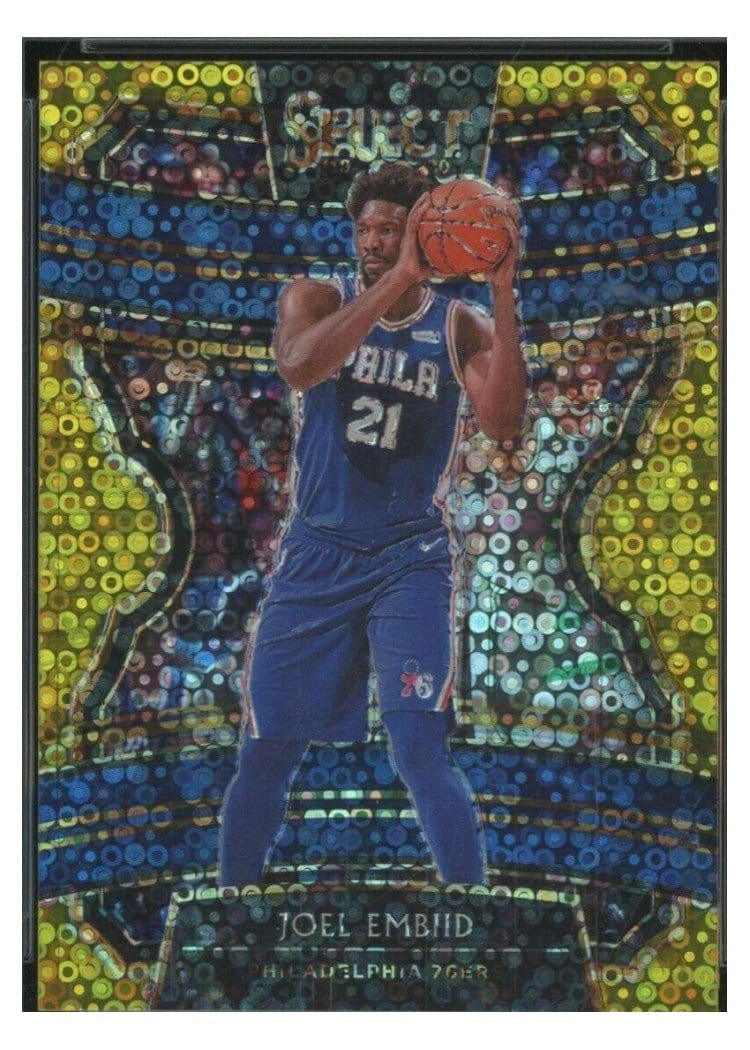 2019-20 Panini Select Base Set Joel Embiid #74 card