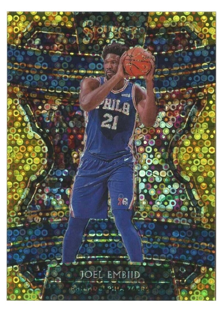 2019-20 Panini Select Base Set Joel Embiid #74 card