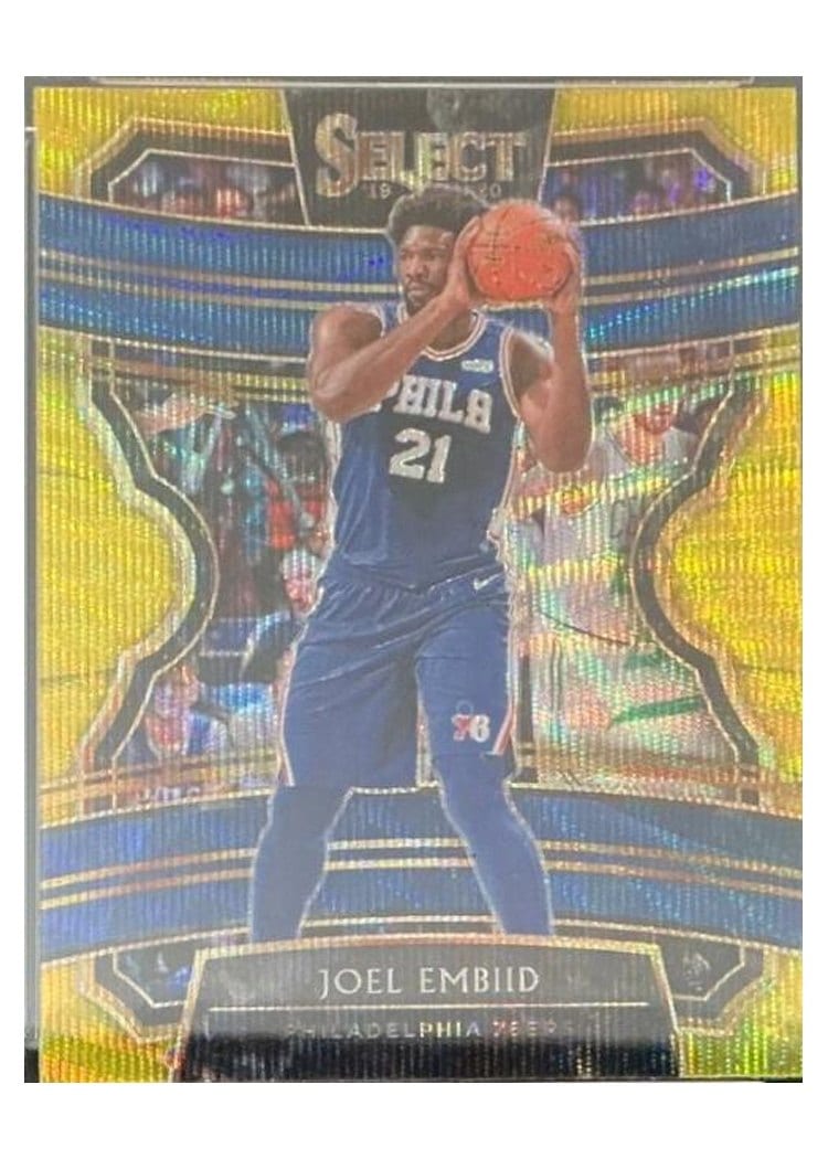 2019-20 Panini Select Base Set Joel Embiid #74 card