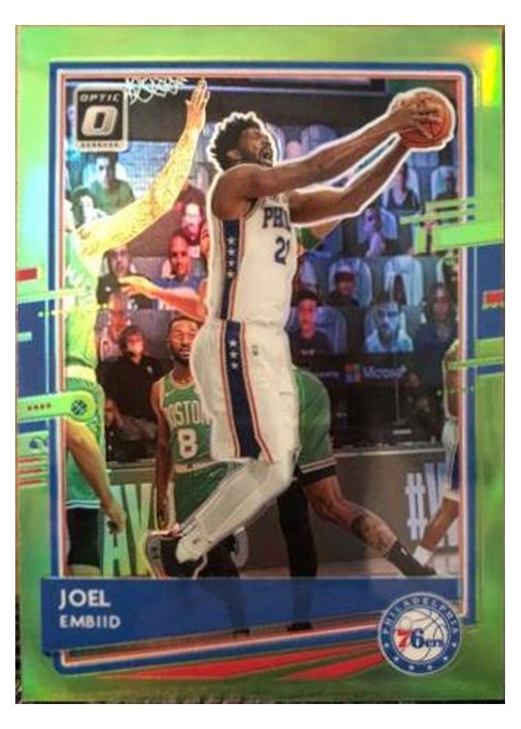 2020-21 Donruss Optic Base Set Joel Embiid #20 card