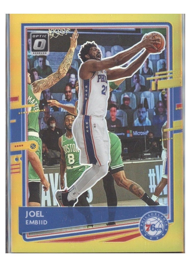 2020-21 Donruss Optic Base Set Joel Embiid #20 card