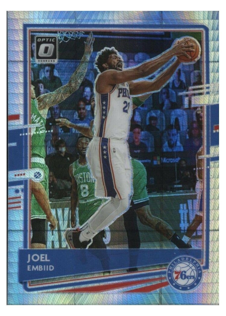 2020-21 Donruss Optic Base Set Joel Embiid #20 card