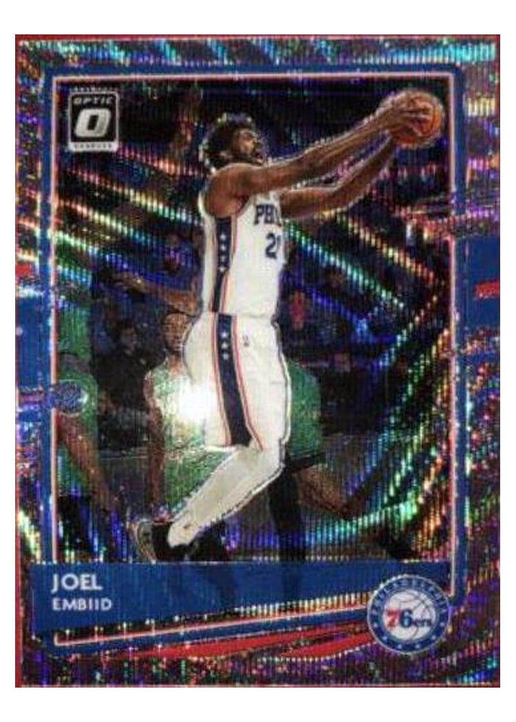 2020-21 Donruss Optic Base Set Joel Embiid #20 card