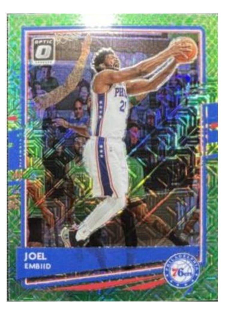 2020-21 Donruss Optic Base Set Joel Embiid #20 card